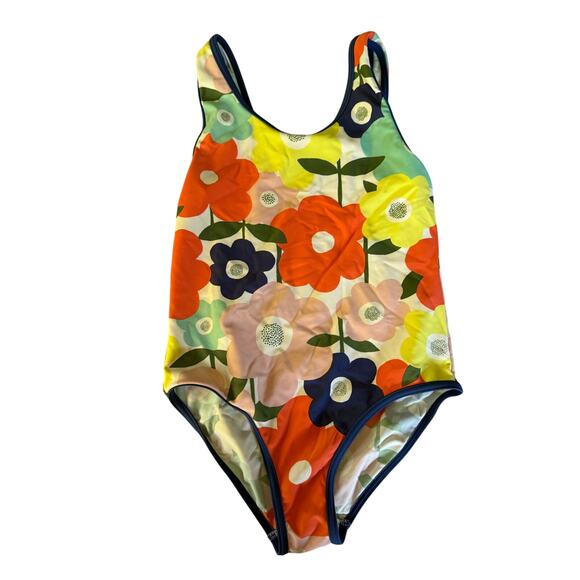 Mini Boden flower bathing suit size 9-10 - Picture 1 of 2